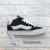 VANS KNU MID BLACK WHITE