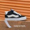 VANS KNU MID BLACK WHITE